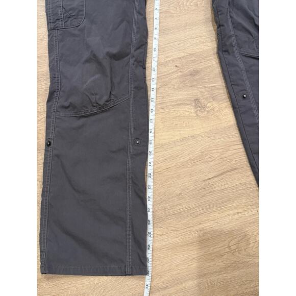 Kuhl Splash Roll Up Cargo Pants Mid Rise Outdoor Gray 6065 Womens 12 Regular - Picture 6 of 8